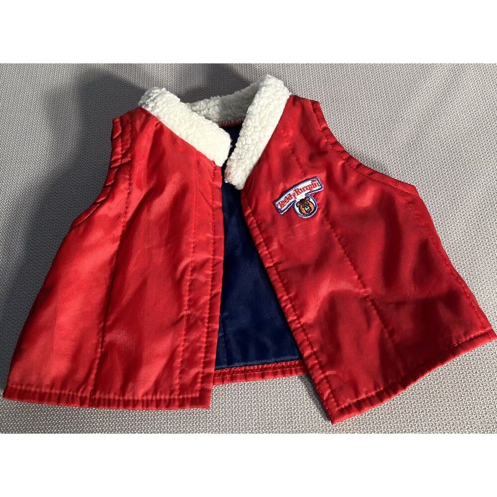 Teddy Ruxpin Adventure Outfit Red Jacket Vest 1985